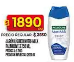 Palmolive - JABÓN LÍQUIDO NUTRI-MILK