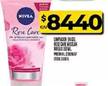 Nivea - LIMPIADOR EN GEL ROSE CARE MICELAR