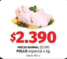 X$ - POLLO especial x kg