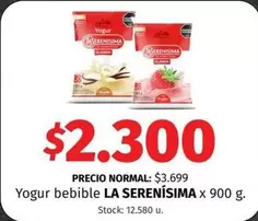 La Serenísima - Yogur bebible
