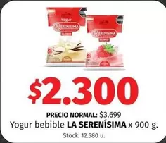 La Serenísima - Yogur bebible