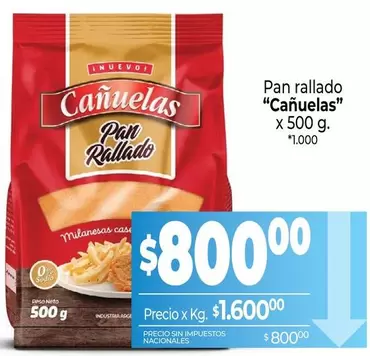 cañuelas - Pan rallado