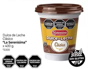 La Serenísima - Dulce de Leche Clásico