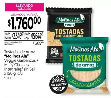 Molinos Ala - Tostadas de Arroz