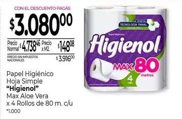 Higienol - Papel Higiénico