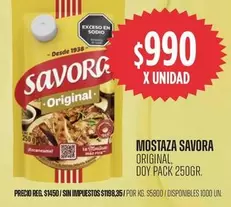 Savora - MOSTAZA