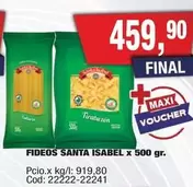 Santa Isabel - FIDEOS SANTA ISABEL