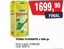 Playadito - YERBA PLAYADITO