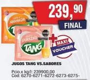 Tang - JUGOS VS.SABORES