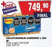 Marolio - SANDWICH x 303 gr