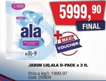 Ala - JABON LIQ.ALA D-PACK