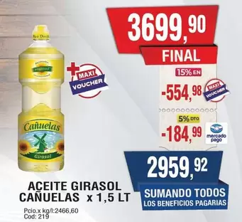 cañuelas - ACEITE GIRASOL
