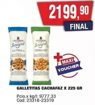 Cachafaz - GALLETITAS X 225 GR