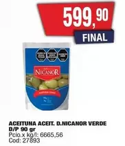 ACEITUNA ACEIT. VERDE