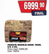 Marolio - PANCETA AHUM. TIERN.