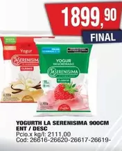 YOGURTH 900CM ENT / DESC