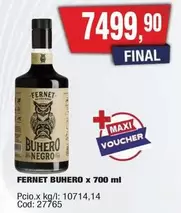 X$ - FERNET  x 700 ml