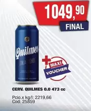 Quilmes - QUILMES 0.0 473 cc