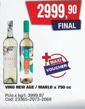 Marló - NEW AGE / MARLO x 750 cc