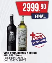 Sensei - CHENIN / SENSEI MALBEC