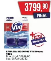 Vim - CANASTA INODOROS bloque