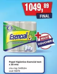 Esencial - Papel higienico text