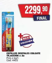 Colgate - CEPILLOS DENTALES TR.ACCION x 2u