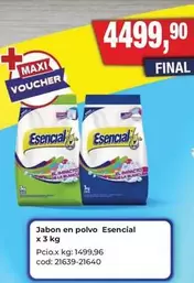 Esencial - Jabon en polvo