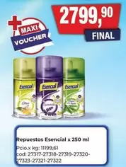 Esencial - Repuestos  x 250 ml