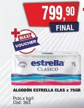 Estrella - ALGODÓN CLAS x 75GR