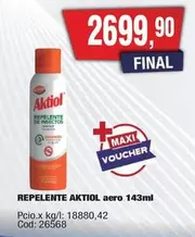 Aktiol - REPELENTE AKTIOL aero 143ml