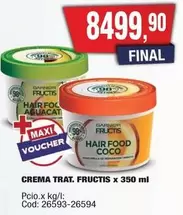 Fructis - CREMA TRAT. FRUCTIS x 350 ml