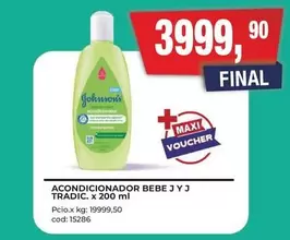 Johnson's - ACONDICIONADOR BEBE JYJ