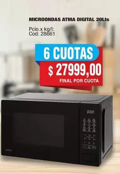 Atma - DIGITAL 20Lts Cod: 28661