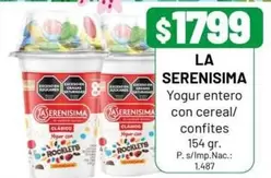 Rocklets - Yogur entero con cereal/ confites