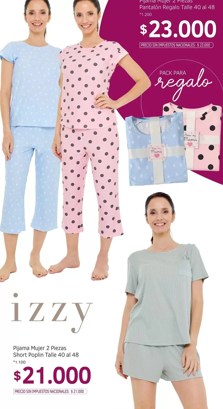 Pijama Mujer 2 Piezas