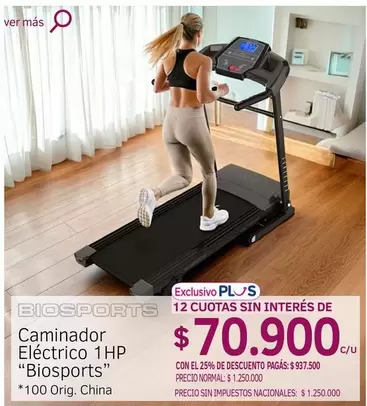 Caminador Eléctrico 1HP