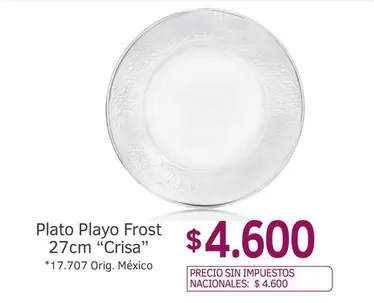 Plato Playo Frost