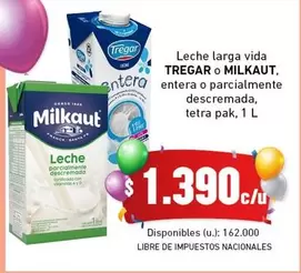 Milkaut - Leche larga vida TREGAR O MILKAUT