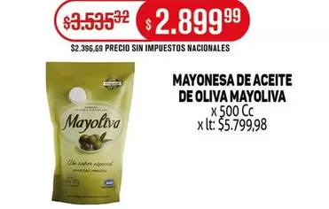 Mayoliva - MAYONESA DE ACEITE DE OLIVA