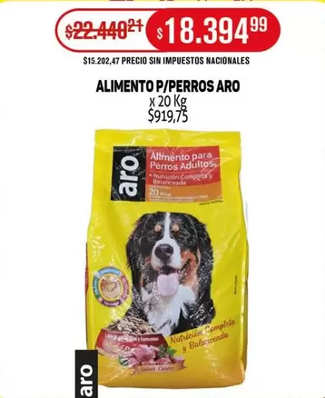Aro - ALIMENTO P/PERROS