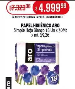 Aro - PAPEL HIGIÉNICO