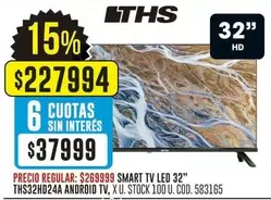 32 - SMART TV LED "