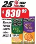9 de oro - Bizcochos