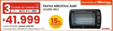 Axel - eléctrico HC45N 45LT