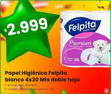 Felpita - Papel Higiénico