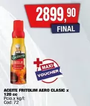 Cocinero - FRITOLIM AERO CLASIC