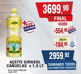 cañuelas - ACEITE GIRASOL