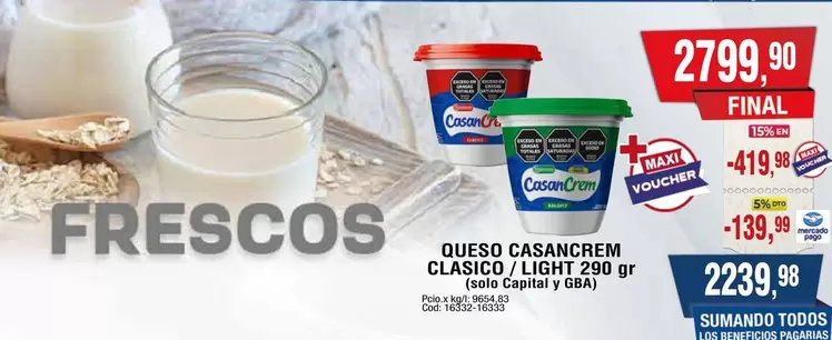 Casancrem - QUESO CASANCREM