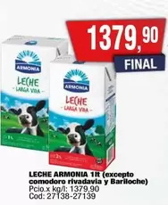 vida - LECHE 1lt (excepto comodoro rivadavia y Bariloche)